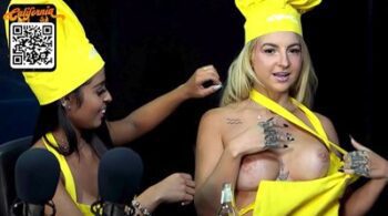 Marilia Oliveira exibiu o peito gostoso no Pagod Ofensa sem a Offensa