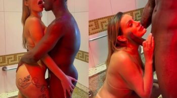 Andressa Urach fazendo sexo oral no chefe famoso