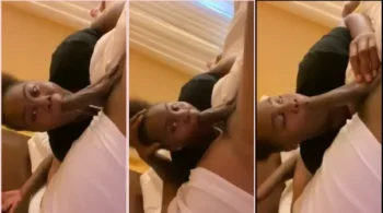 Oral entre parentes: negra mamando o pau grande do tio