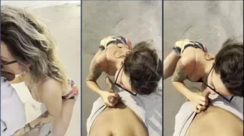 Laura Avelino (apelidada de Lauralin) fez sexo oral no amigo do meu filho na praia