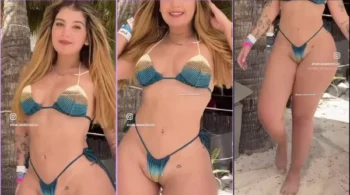 Isabela Ramirez acabou vazando na internet mostrando sua bucetinha bem à mostra