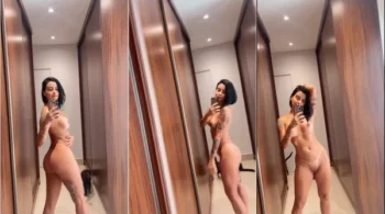Lola Benvenutti gravou um vídeo caseiro onde ela aparece nua mostrando seus peitão e sua buceta