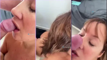 Vivi Fernandez acaba com a boca cheia de um leitinho quentinho!