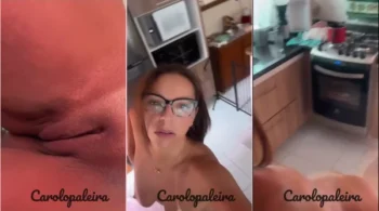 Carol Opaleira despida mostrando a xereca cheia de desejo