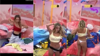 Flagras da Samira Sagr de peito de fora no BBB26, mostrando tudo!