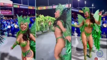 Karol Rosalin quase sem roupa no carnaval de 2026 no Brasil