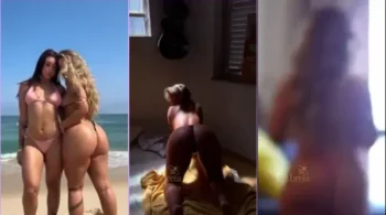 Assista aos vídeos caseiros com a Melissa Breia, toda pelada, e sua amiga delícia