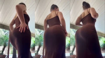 Naty Ordonez, uma delícia com aquele vestido justinho que realça suas curvas!