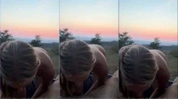 Dani Fae arrasando no OnlyFans com um boquete no campo