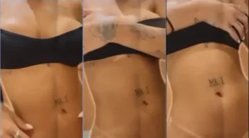 Lary Bottino soltou o verbo e gravou um vídeo bem ousado, mostrando seu corpo todo sem roupa!