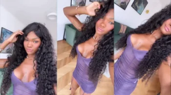 Lívia Santana, aquela mulata de vestido lilás, soltando a criatividade na diversão!