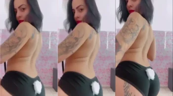 Moreninha gostosa com peitões no vídeo picante