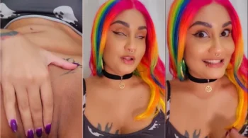 A lindeza da Larya Von gravou a sua deliciosa intimidade