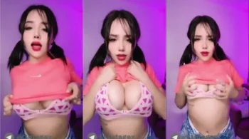 Menininha sedutora dançando e mostrando os peitinhos!