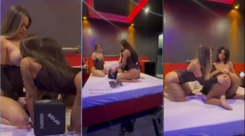 Natasha Naturista em um trisal só de garotas