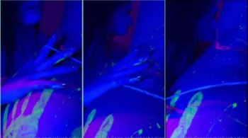 Alice Backer em um vídeo com a amiga gata