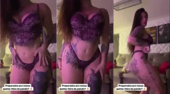 Anny Alves apareceu na internet toda linda, ostentando uma calcinha super sexy