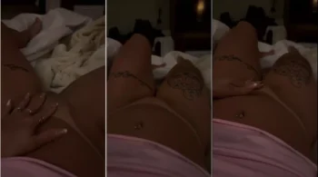 Kaaly, a ninfeta irresistível, aparece em um vídeo mostrando sua parte mais íntima