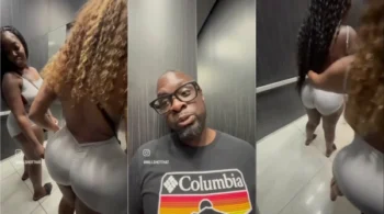 Sancuest Williams dando um show no elevador