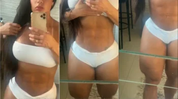 Suelen Bissolati é uma baita safada, com seu modelito de calcinha branca!