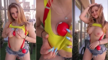 Vídeo sensual da loira irresistível Sava Schultz, cheia de charme!