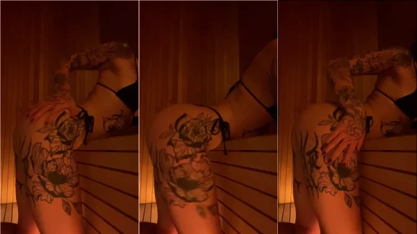 A Malu, aquela de verdade, se revelando na sauna