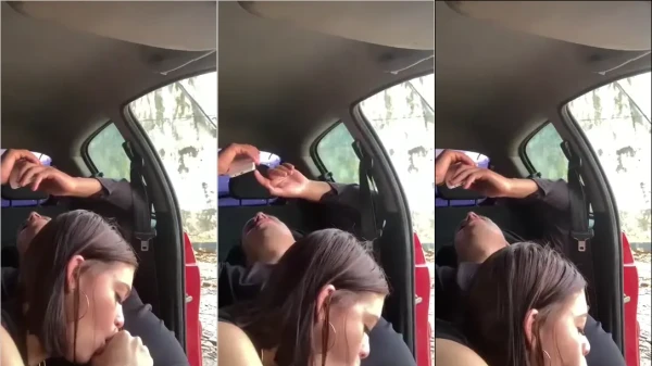 Carol Atrois gravou um vídeo bem safado, rolando um boquete dentro do carro